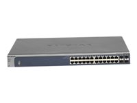 NETGEAR ProSafe GSM7224v2 - switch - 24 portar - Administrerad - skrivbordsmodell + NETGEAR ProSafe AGM731F - SFP-sändar/mottagarmodul (mini-GBIC) GSM7224-200EUS+AGM731F