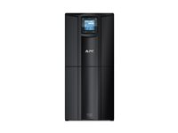 APC Smart-UPS C 3000VA LCD - UPS - AC 230 V - 2100 Watt - 3000 VA - USB - utgångskontakter: 7 - svart SMC3000I