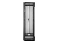 HPE 800mm x 1200mm Enterprise Shock Network Rack - Rack - svart ram, svart med silverutpressning - 42U BW968A