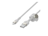 Belkin BoostCharge - Lightning-kabel - USB hane till Lightning hane - 1 m - vit CAA010BT1MWH