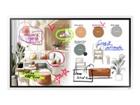Samsung Flip WM55FX - 55" Diagonal klass WMFX Series LED-bakgrundsbelyst LCD-skärm - utbildning/företag - med inbyggd interaktiv whiteboard, pekskärm (multitouch) - Tizen OS - 4K UHD (2160p) 3840 x 2160 LH55WMFWBGCXEN