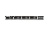 Cisco Catalyst 9200L - Network Essentials - switch - L3 - Administrerad - 48 x 10/100/1000 + 4 x 10 Gigabit SFP+ (upplänk) - rackmonterbar C9200L-48T-4X-E