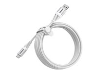 OtterBox Premium - USB-kabel - 24 pin USB-C (hane) till USB (hane) - 3 m - molnvit 78-52669