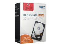 HGST IDK Deskstar NAS H3IKNAS40003272SE - Hårddisk - 4 TB - inbyggd - 3.5" - SATA 6Gb/s - 7200 rpm - buffert: 64 MB 0S03665