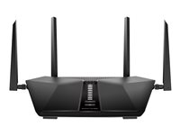 NETGEAR Nighthawk RAX50 - Trådlös router 4-ports-switch - 1GbE - Wi-Fi 6 - Dubbelband RAX50-100EUS