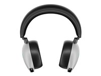 Alienware Tri-Mode Wireless Gaming Headset AW920H - Headset - fullstorlek - Bluetooth/radiofrekvens 2,4 GHz - trådlös, kabelansluten - aktiv brusradering - 3,5 mm kontakt - månljus AW920H-W-DEAM