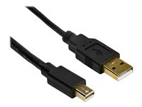 StarTech.com Mini DisplayPort to Dual-Link DVI Adapter - USB Powered - Dual Link Connectivity - Black - DVI Active Display Converter (MDP2DVID2) - Videokonverterare - Mini DisplayPort - DVI - svart MDP2DVID2