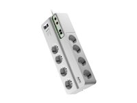 APC SurgeArrest Performance - Överspänningsskydd - AC 230 V - 2300 Watt - utgångskontakter: 8 - Italien - vit PMF83VT-IT