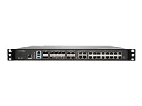 SonicWall NSa 6700 - Säkerhetsfunktion - 10GbE, 5GbE, 2.5GbE, 25GbE, 40GbE - 1U - kan monteras i rack 02-SSC-4332