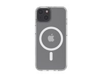 Belkin SheerForce - Baksidesskydd för mobiltelefon - magnetisk - MagSafe-kompatibilitet - klar - tunn, lätt - för Apple iPhone 14 MSA008BTCL