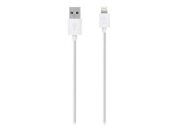 Belkin MIXIT Lightning to USB ChargeSync - Lightning-kabel - Lightning hane till USB hane - 3 m - vit F8J023BT3M-WHT