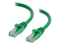 C2G - Patch-kabel - RJ-45 (hane) till RJ-45 (hane) - 50 cm - UTP - CAT 5e - startad, hakfri - grön 82423