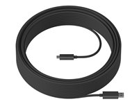 Logitech Strong - USB-kabel - USB typ A (hane) till 24 pin USB-C (hane) - USB 3.1 - 10 m - Active Optical Cable (AOC), plenum - för Room Solution Huddle, Large 939-001799