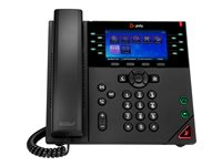 Poly VVX 450 - OBi Edition - VoIP-telefon - 3-riktad samtalsförmåg - SRTP, SIP, SDP - 12 linjer - svart 89K71AA#ABB