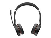 Jabra Evolve 75 UC Stereo - Headset - på örat - Bluetooth - trådlös - aktiv brusradering - USB 7599-838-109