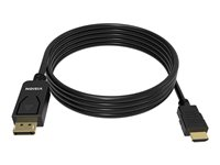 VISION Professional - Adapterkabel - DisplayPort hane till HDMI hane - 1 m - svart - stöd för 4K TC 1MDPHDMI/BL