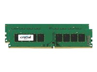 Crucial - DDR4 - sats - 16 GB: 2 x 8 GB - DIMM 288-pin - 2133 MHz / PC4-17000 - CL15 - 1.2 V - ej buffrad - icke ECC CT2K8G4DFD8213