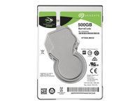 Seagate Guardian BarraCuda ST500LM030 - Hårddisk - 500 GB - inbyggd - 2.5" - SATA 6Gb/s - 5400 rpm - buffert: 128 MB ST500LM030