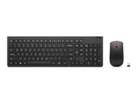 Lenovo Essential Wireless Combo Gen 2 - sats med tangentbord och mus - QWERTY - Svenska/finska - svart Inmatningsenhet 4X31N50740