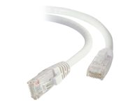 C2G - Patch-kabel - RJ-45 (hane) till RJ-45 (hane) - 3 m - UTP - CAT 6 - startad, hakfri - vit 82487