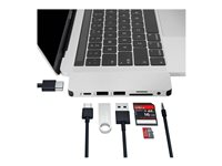 HyperDrive Solo 7-in-1 Hub - Dockningsstation - USB-C - HDMI GN21D-SILVER