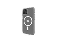 Belkin - Baksidesskydd för mobiltelefon - magnetbehandling - klar - för Apple iPhone 13 MSA005BTCL