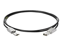 HPE - Extern SAS-kabel - 26-pin 4x skärmad Mini MultiLane SAS (SFF-8088) (hane) till 26-pin 4x skärmad Mini MultiLane SAS (SFF-8088) (hane) - 4 m - för LTO-4 Ultrium; LTO-5 Ultrium; StoreEver 6250, LTO-6; Ultrium 1840, 920 AE465A