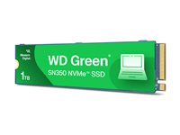 WD Green SN350 NVMe SSD WDS100T3G0C-00AZL0 - SSD - 1 TB - inbyggd - M.2 2280 - PCIe 3.0 x4 (NVMe) WDS100T3G0C-00AZL0