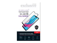 Insmat Brilliant - Skärmskydd för mobiltelefon - helskärm - glas - ramfärg svart - för Samsung Galaxy A15 5G, A25 861-1512