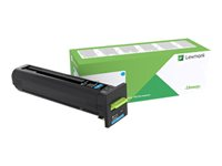 Lexmark - Cyan - original - tonerkassett LCCP, LRP - för Lexmark CS820de, CS820dte, CS820dtfe 72K2XCE