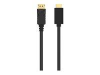 Belkin 6ft DisplayPort to HDMI Cable, M/M, 4k - Adapterkabel - DisplayPort hane till HDMI hane - 1.8 m - skärmad - för P/N: F4U097tt, F4U109tt F2CD001B06-E