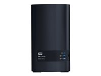 WD My Cloud EX2 Ultra WDBVBZ0280JCH - Personlig molnlagringsenhet - 2 fack - 28 TB - HDD 14 TB x 2 - RAID 0, 1, JBOD - RAM 1 GB - Gigabit Ethernet - iSCSI support WDBVBZ0280JCH-EESN