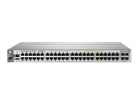 HPE Aruba 3800-48G-PoE+-4XG - Switch - L3 - Administrerad - 48 x 10/100/1000 (PoE) + 4 x 10Gb Ethernet - rackmonterbar - PoE J9588A#ABB