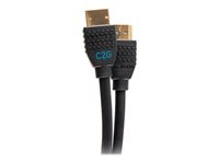 C2G 6ft Performance Ultra High Speed HDMI Cable 2.1 w/ Ethernet - 8K 60Hz - Ultra High Speed - HDMI-kabel med Ethernet - HDMI hane till HDMI hane - 1.8 m - svart - 8K60 Hz (7680 x 4320) stöd, 4K120 Hz (4096 x 2160) stöd, stöd för 10K C2G10454