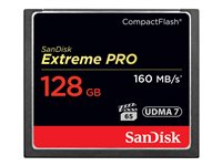 SanDisk Extreme Pro - Flash-minneskort - 128 GB - CompactFlash SDCFXPS-128G-X46