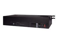 APC Rack Automatic Transfer Switch AP4453 - Redundant omkopplare (kan monteras i rack) - AC 120 V - Ethernet 10/100, RS-232, USB - utgångskontakter: 16 - 2U - svart - för P/N: SMTL1000RMI2UC, SMX1000C, SMX1500RM2UC, SMX1500RM2UCNC, SMX750C, SMX750CNC AP4453