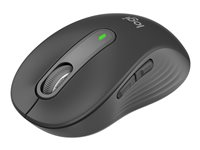 Logitech Signature M650 for Business - Mus - optisk - 5 knappar - trådlös - 2.4 GHz, Bluetooth - Logitech Logi Bolt USB-mottagare - grafit 910-006274