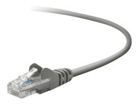 Belkin - Patch-kabel - RJ-45 (hane) till RJ-45 (hane) - 30 m - UTP - CAT 5e - hakfri, tvinnad - grå A3L791R30M-S