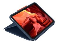 Logitech Rugged Combo 4 - Tangentbord och foliefodral - Apple Smart connector - klassisk blå - för Apple 10.9-inch iPad (10:e generation) 920-011191