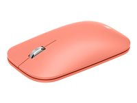 Microsoft Modern Mobile Mouse - Mus - höger- och vänsterhänta - optisk - 3 knappar - trådlös - Bluetooth 4.2 - persika KTF-00042