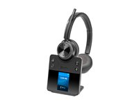 HP Poly Savi 7420 OFFICE - Savi 7400 series - headset - på örat - DECT / Bluetooth - trådlös - svart 8L560AA#ABB