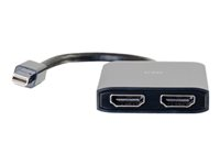 C2G Mini DisplayPort 1.2 to Dual HDMI MST Hub - Video/audiosplitter - 2 x HDMI - skrivbordsmodell 84292