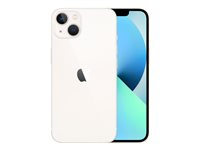 Apple iPhone 13 - 5G smartphone - dual-SIM / Internminne 128 GB - OLED-skärm - 6.1" - 2532 x 1170 pixlar - 2 bakre kameror 12 MP, 12 MP - front camera 12 MP - starlight MLPG3QN/A