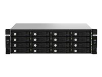 QNAP TL-R1620Sdc - Hårddiskarray - 16 fack (SATA-600 / SAS-3) - SAS 12Gb/s (extern) - kan monteras i rack - 3U TL-R1620SDC