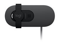 Logitech BRIO 100 - Webbkamera - färg - 2 MP - 1920 x 1080 - 1080p, 720p - ljud - USB 960-001585