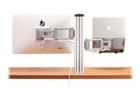 Bretford MobilePro Desk Mount Combo - Monteringssats (fäste för montering genom skrivbordet, 2 vridbara armar) - för bildskärm/bärbar dator - aluminium - skärmstorlek: upp till 30 tum - disk-monteringsbar - för Apple LED Cinema Display (24 tum); Cinema Display 20 (30 tum) TY174LL/A