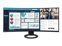 EIZO FlexScan EV3895-BK - med FlexStand - LED-skärm - böjd - 37.5" EV3895-BK