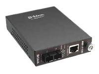 D-Link DMC 530SC - Fibermediekonverterare - 100Mb LAN - 10Base-T, 100Base-FX, 100Base-TX - RJ-45 / SC enkelläge - upp till 30 km DMC-530SC/E