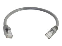 C2G Cat6 Booted Unshielded (UTP) Network Patch Cable - Patch-kabel - RJ-45 (hane) till RJ-45 (hane) - 2 m - UTP - CAT 6 - formpressad, hakfri, tvinnad - grå 83368