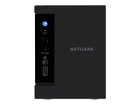 NETGEAR ReadyNAS 312 RN31222D - NAS-server - 2 fack - 4 TB - SATA 3Gb/s - HDD 2 TB x 2 - RAID 0, 1 - RAM 2 GB - Gigabit Ethernet - iSCSI support RN31222D-100EUS